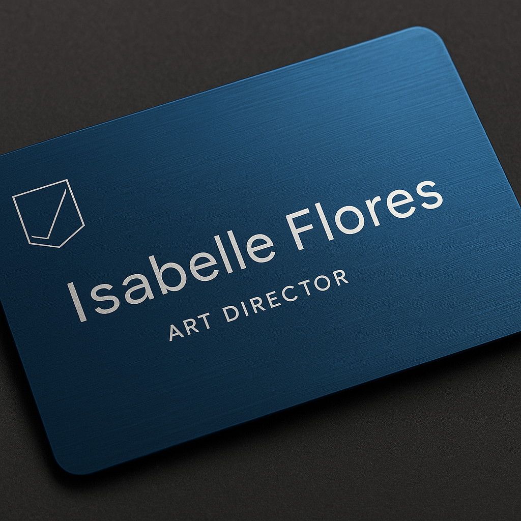 Custom Business Cards - Metal