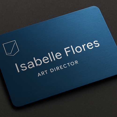 Custom Business Cards - Metal