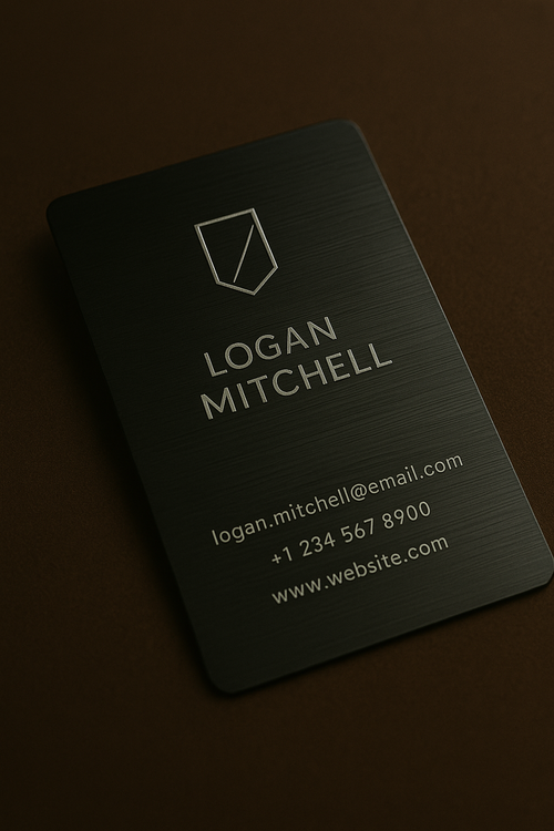 Custom Business Cards - Metal