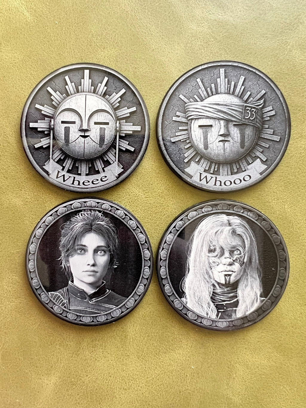All four Expedition 33 token designs