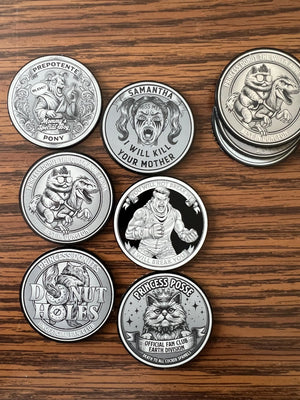 Dungeon Crawler Carl Themed Fantasy Tokens - Custom - Acrylic