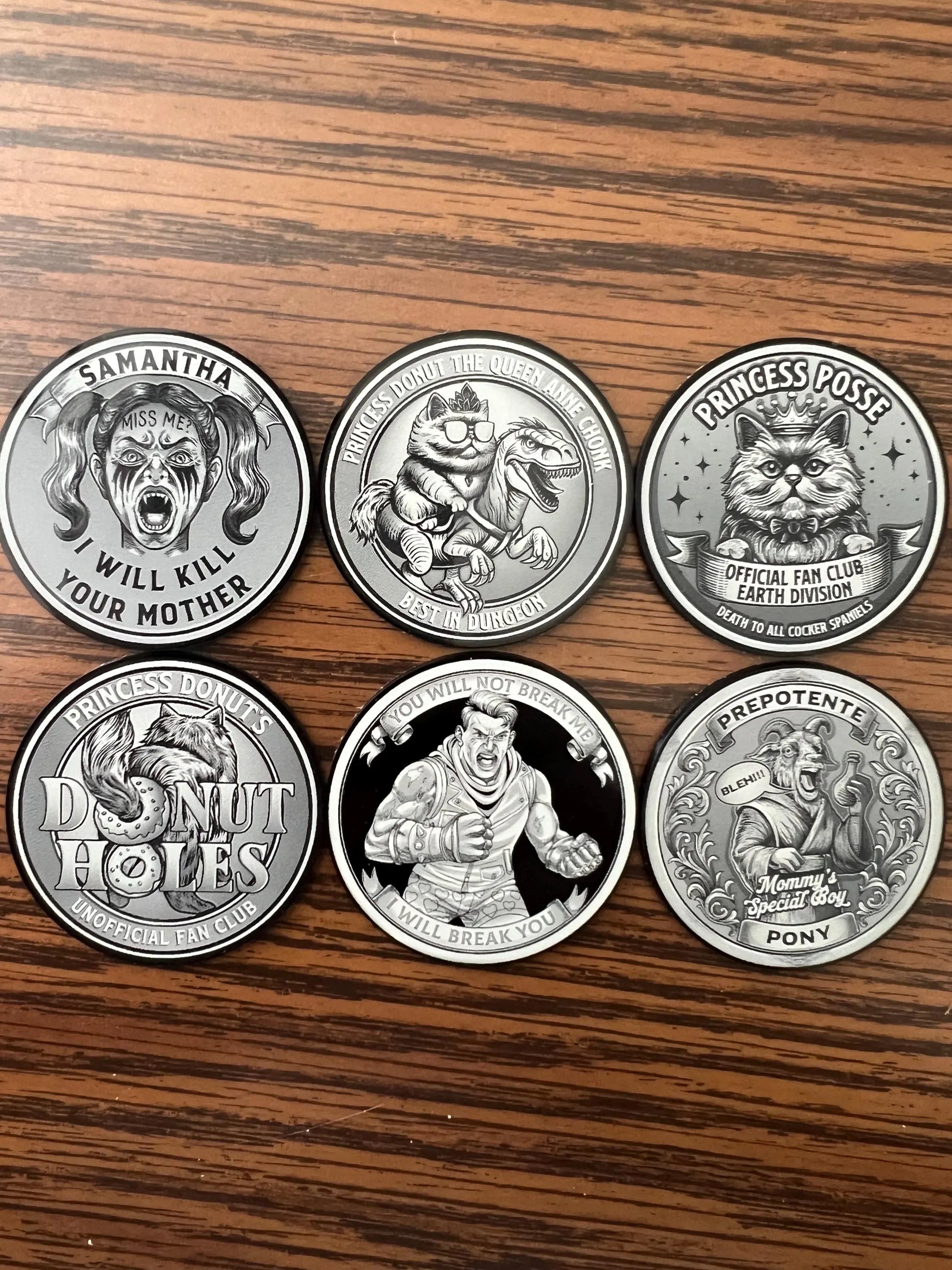 Dungeon Crawler Carl Themed Fantasy Tokens / Coins - Custom - Acrylic