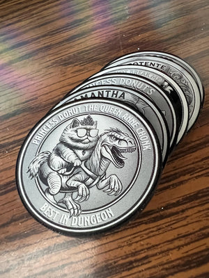 Dungeon Crawler Carl Themed Fantasy Tokens - Custom - Acrylic